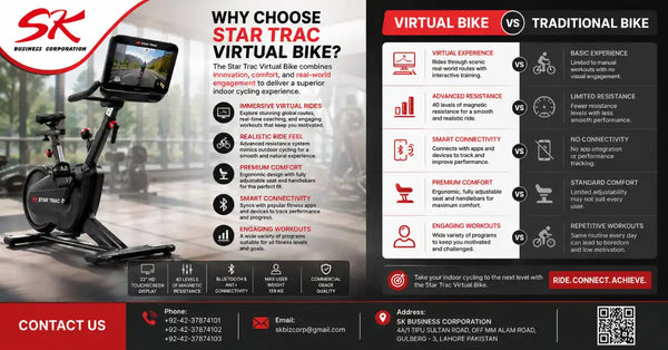 What Makes the Star Trac Virtual Bike Different From Traditional Exercise Bikes?