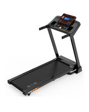Load image into Gallery viewer, T32B Motorized Treadmill Full Black | Compact BLDC Motor, Bluetooth & Incline