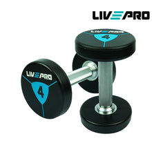 Load image into Gallery viewer, LIVEPRO PREMIUM URETHANE DUMBBELLS