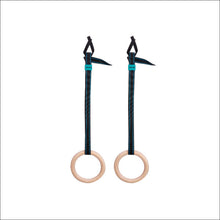 Load image into Gallery viewer, LivePro Wooden Gym Rings