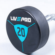 Load image into Gallery viewer, LIVEPRO PREMIUM EZ CURL URETHANE BARBELL