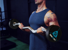 Load image into Gallery viewer, LIVEPRO PREMIUM EZ CURL URETHANE BARBELL