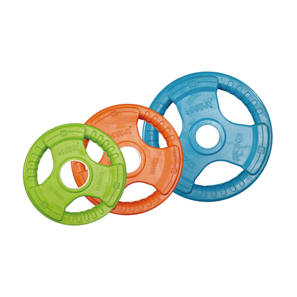 LIVEUP RUBBER OLYMPIC WEIGHT PLATES