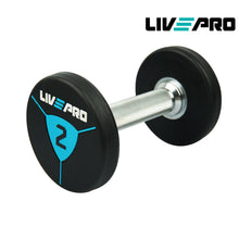 Load image into Gallery viewer, LIVEPRO PREMIUM URETHANE DUMBBELLS