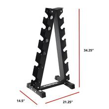 Load image into Gallery viewer, INSPIRE 6 PAIR VERTICAL DUMBBELL RACK
