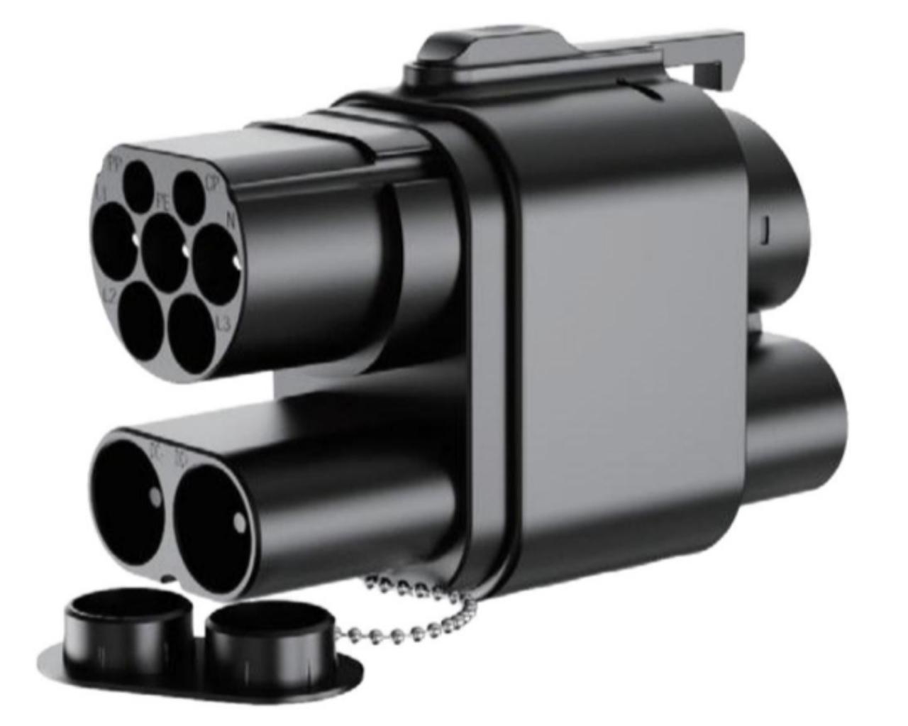 CCS2 - CCS1 DC + AC ADAPTER (Europe Standard To American Standard)
