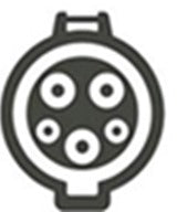 V charging connector type plug icon – available in Lahore
