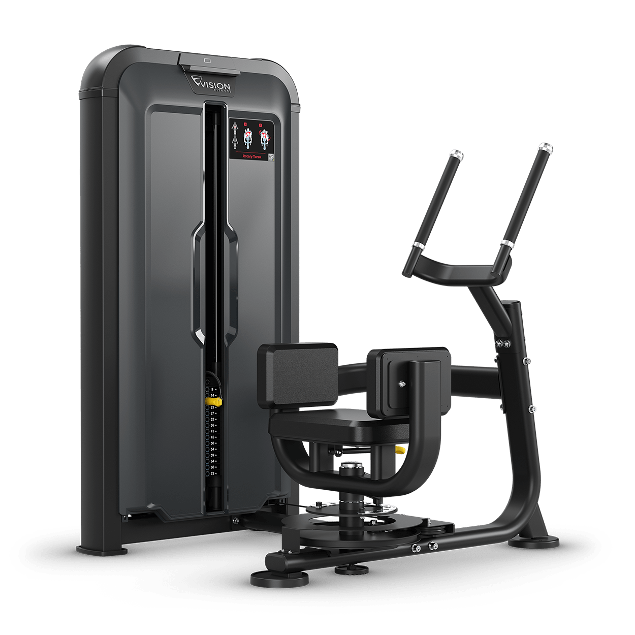 Training Machine Torso Rotation Load image into Gallery viewer, Vision Fitness Rotary Torso