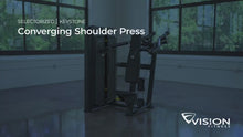 Load and play video in Gallery viewer, Vision Fitness Converging Shoulder Press
