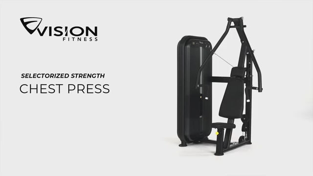 Chest press machine workout video preview