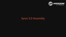Load and play video in Gallery viewer, Horizon Fitness Syros 3.0 Elliptical Cross Trainer - Exercise Machine
