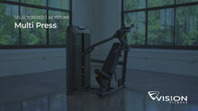 Load and play video in Gallery viewer, Vision Fitness Multi Press
