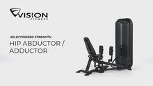 Load and play video in Gallery viewer, Hip abductor adductor machine workout video preview
