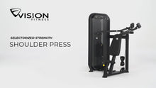 Load and play video in Gallery viewer, Shoulder press machine workout video preview
