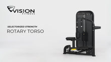 Load and play video in Gallery viewer, Rotary torso machine workout video preview
