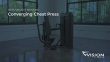 Load and play video in Gallery viewer, Vision Fitness Converging Chest Press
