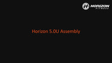 Load and play video in Gallery viewer, HORIZON 5.0U UPRIGHT BIKE
