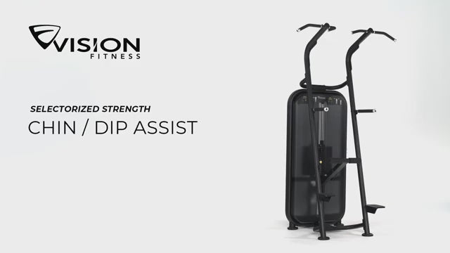 Chin dip assist machine workout video preview