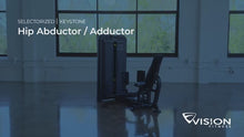 Load and play video in Gallery viewer, Vision Fitness Hip Abductor / Adductor
