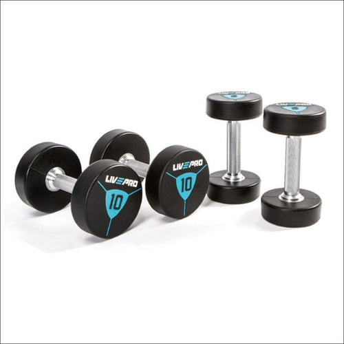LIVEPRO PREMIUM URETHANE DUMBBELLS