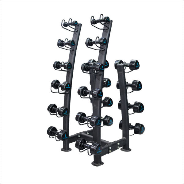 LIVEPRO 10 PAIRS STUDIO DUMBBELL RACK