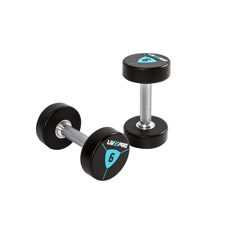 LIVEPRO PREMIUM URETHANE DUMBBELLS