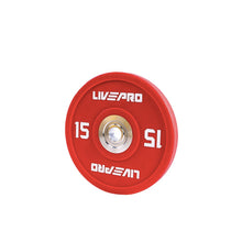 Load image into Gallery viewer, LIVEPRO URETHANE COMPETITION COLORED BUMPER PLATE
