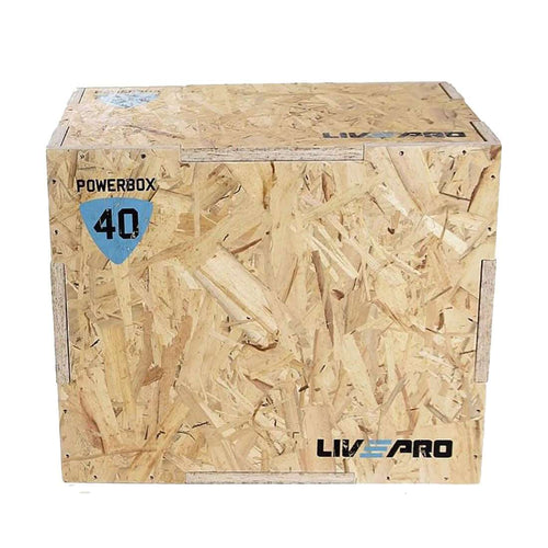 LIVEPRO 3 in 1 WOOD PLYO BOX